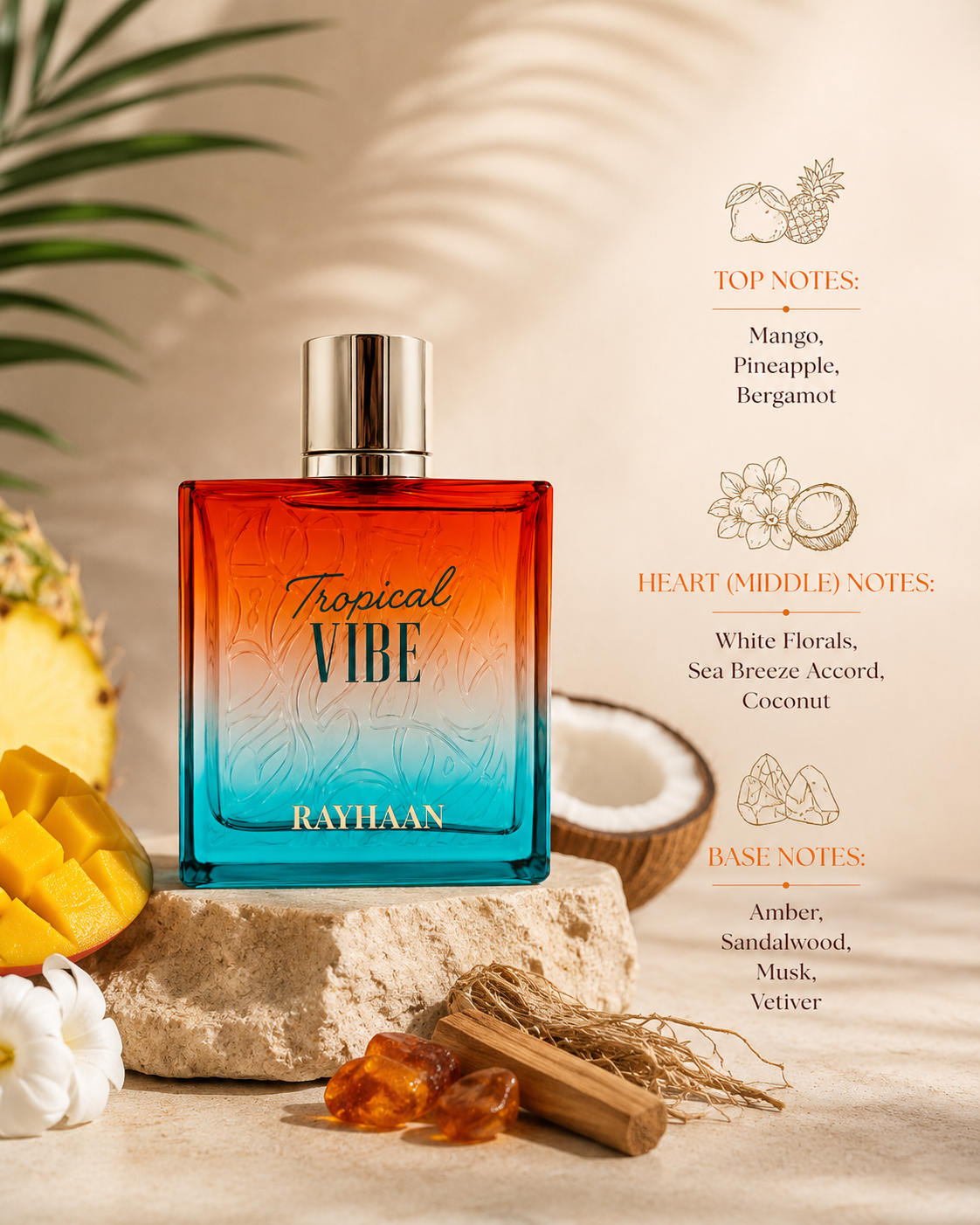 Rayhaan Tropical Vibe 100ml EDP - Unisex
