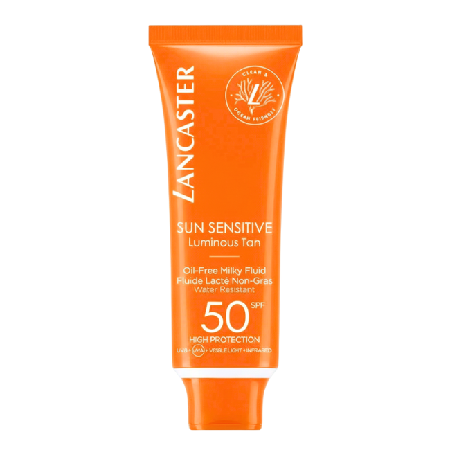 Lancaster Sun Sensitive Luminous Tan Oil-Free Milky Fluid SPF50 50ml