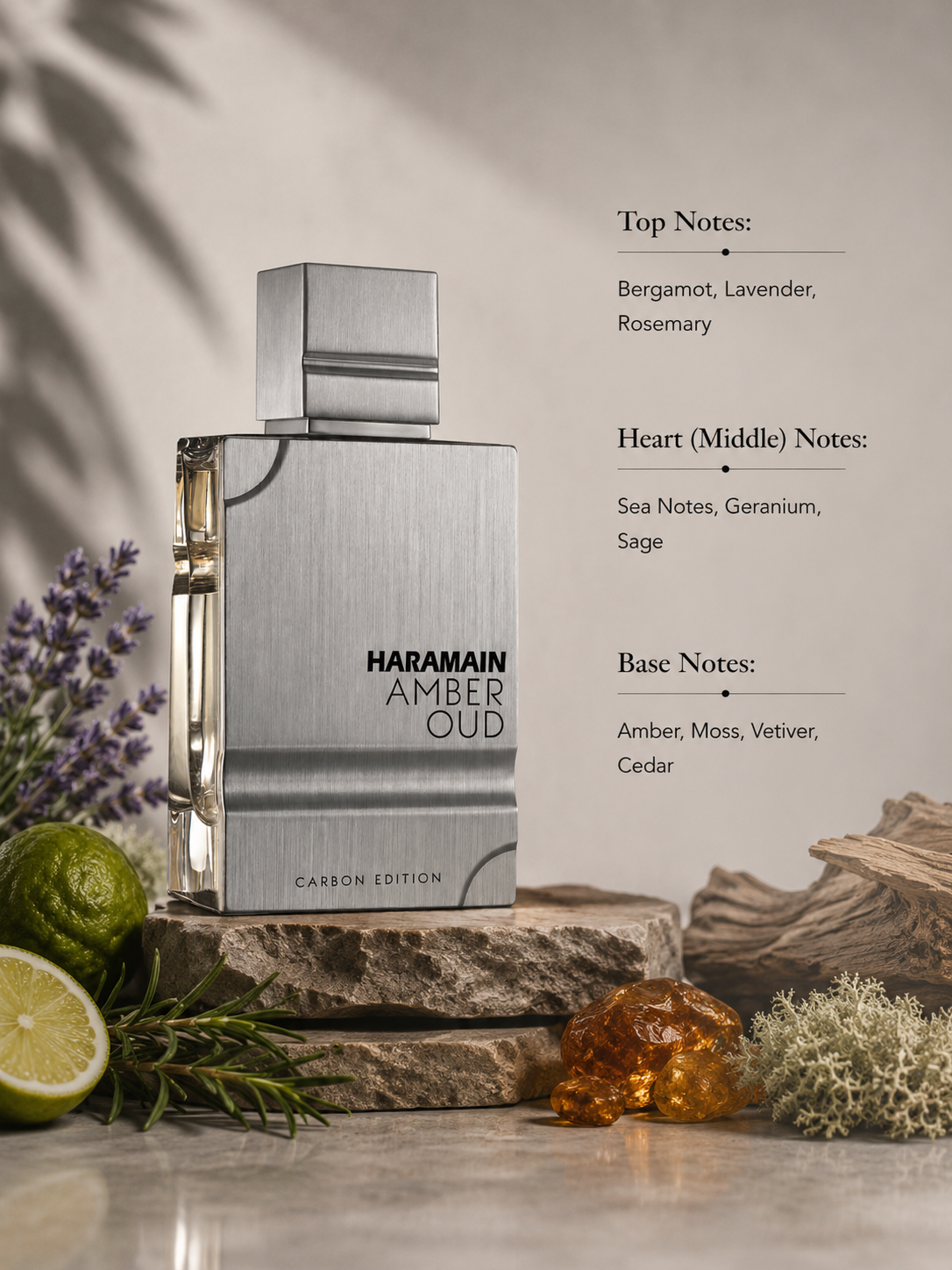 Al Haramain Amber Oud Carbon Edition 60ml EDP - Unisex